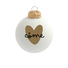  Boule de Noël personnalisable Coeur Doré Atelier Wagram x Baubels.