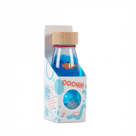 Bouteille sensorielle, Sound Bottle, Fish, Petit Boum.