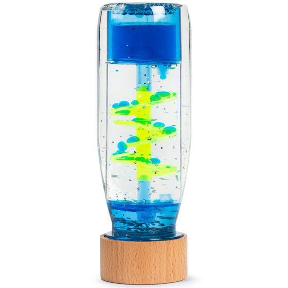 Bouteille sensorielle Move Spiral Blue - Petit Boum
