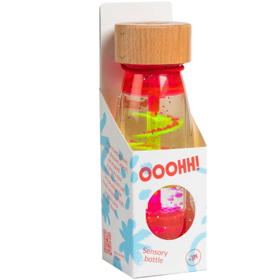 Bouteille sensorielle Move - Spiral rose - Petit Boum