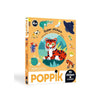 Boîte Poppik 90 stickers "Animaux Sauvages" avec 3 posters pour enfants