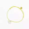 Bracelet doré avec médaillon en porcelaine - Croix - Baubels