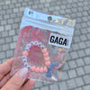 Bracelet enfant Best Sister avec perles cœur rose candy et nœud en jean – GAGA