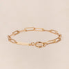 Bracelet maillons XL doré à l’or fin Emoi Emoi – bijou élégant pour femme