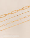 Bracelet maillons XL doré à l’or fin Emoi Emoi – bijou élégant pour femme