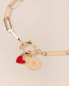 Bracelet maillons XL doré à l’or fin Emoi Emoi – bijou élégant pour femme