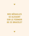 Bracelet maillons XL doré à l’or fin Emoi Emoi – bijou élégant pour femme