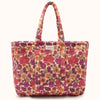 Cabas Samba Joy Macadamia Apaches Collections – sac matelassé fleuri en coton coloré