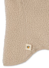 Cagoule polaire Konges Sløjd couleur Oxford Tan avec oreilles d'ours pour bébé et enfant