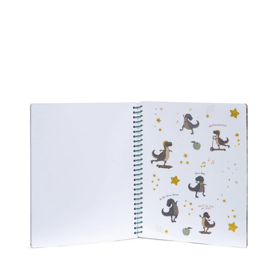 Cahier "My Sticker Book" Konges Slojd vert sauge – album autocollants pour enfant