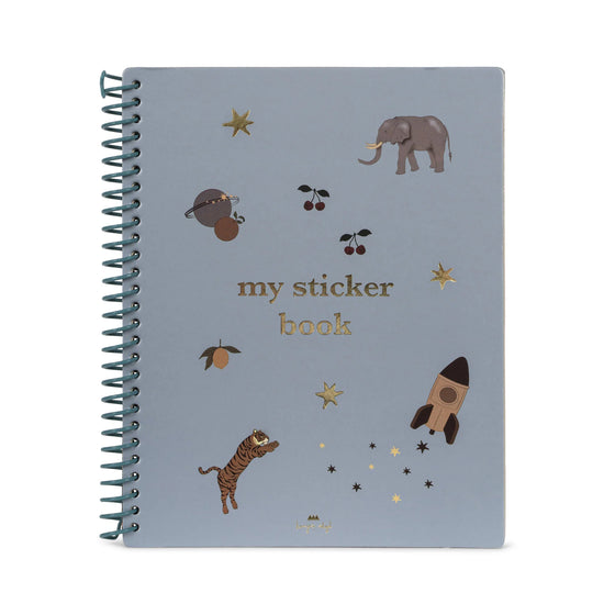 Cahier "My Sticker Book" Konges Slojd vert sauge – album autocollants pour enfant