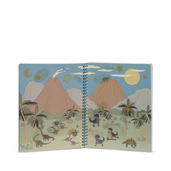 Cahier "My Sticker Book" Konges Slojd vert sauge – album autocollants pour enfant
