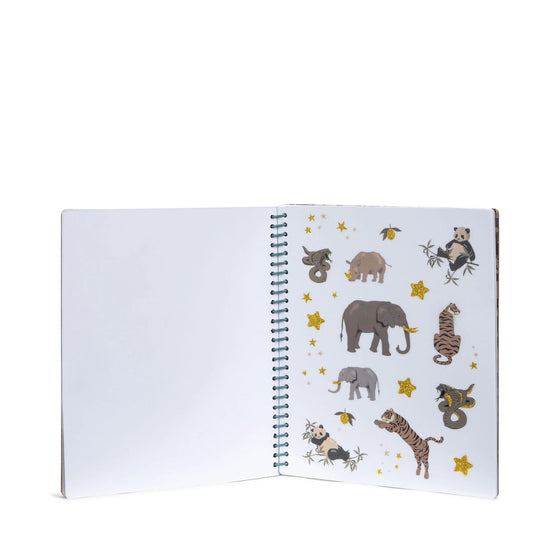 Cahier "My Sticker Book" Konges Slojd vert sauge – album autocollants pour enfant