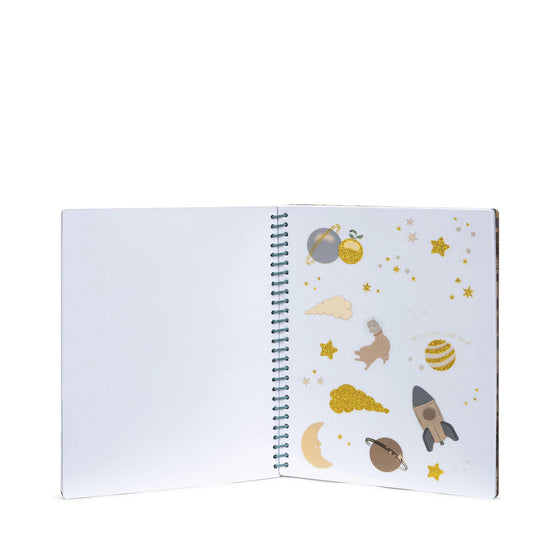 Cahier "My Sticker Book" Konges Slojd vert sauge – album autocollants pour enfant