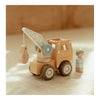 Camion-grue en bois Little Dutch avec figurine – jouet d’imitation construction