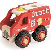  Camion de pompiers en bois Egmont Toys.