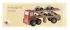 Camion de transport pour véhicules en bois Egmont Toys.
