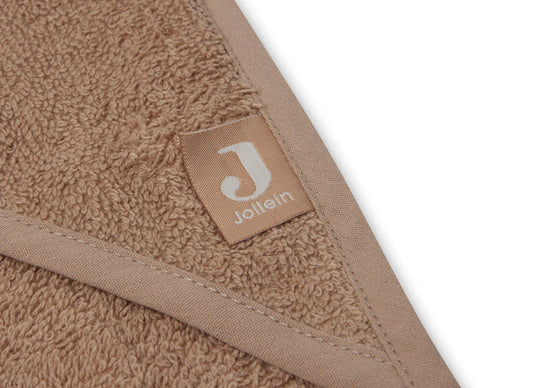 Cape de bain bébé biscuit en éponge douce – Jollein, sortie de bain avec capuche