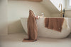 Cape de bain bébé biscuit en éponge douce – Jollein, sortie de bain avec capuche