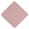 Cape de bain bébé en éponge rose 100 cm Wild Rose - Jollein