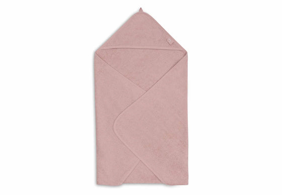 Cape de bain bébé en éponge rose 100 cm Wild Rose - Jollein