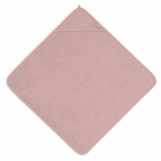 Cape de bain bébé en éponge rose 100 cm Wild Rose - Jollein