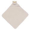Cape de bain bébé Charlie Cat en éponge beige - Jollein