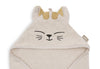 Cape de bain bébé Charlie Cat en éponge beige - Jollein