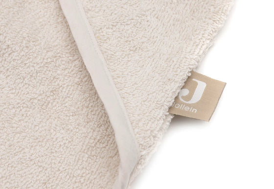 Cape de bain bébé Charlie Cat en éponge beige - Jollein