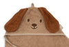 Cape de bain bébé Diego Dog en éponge marron - Jollein