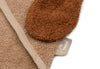 Cape de bain bébé Diego Dog en éponge marron - Jollein
