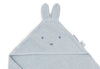 Cape de bain bébé bleue en coton éponge avec capuche Miffy Jollein
