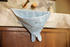 Cape de bain bébé bleue en coton éponge avec capuche Miffy Jollein