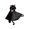 Cape peluche chat noir enfant Great Pretenders détail