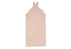 Cape de bain bébé Miffy Silk Rose rose Jollein avec capuche oreilles lapin