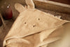 Cape de bain bébé Miffy Warm Sand Jollein beige avec capuche oreilles lapin