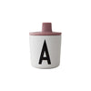 Capuchon pour tasse ecozen, vieux rose, Design Letters.