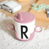 Capuchon pour tasse ecozen, vieux rose, Design Letters.