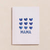 Carnet Mama coeur bleu Emoi Emoi. Cadeau fête des mères.