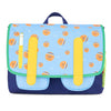 Cartable enfant Basketball Hello Hossy bleu avec motifs ballons pour enfants 2 à 5 ans