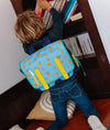 Cartable enfant Basketball Hello Hossy bleu avec motifs ballons pour enfants 2 à 5 ans