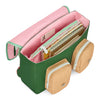 Cartable Mini Bubblegum Hello Hossy rose et vert pour enfants de 2 à 5 ans