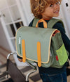 Cartable Mini Safari Hello Hossy vert sauge pour enfants de 2 à 5 ans