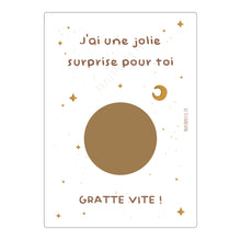  Carte à gratter annonce grossesse marraine – surprise future marraine Papier Poetic
