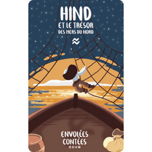  Carte à histoires pour enceintes Yoto Player et Yoto Mini, Hind et le trésor des mers du nord.