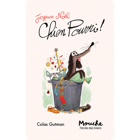 Carte à histoires pour enceintes Yoto Player et Yoto Mini, Joyeux Noël chien pourri.