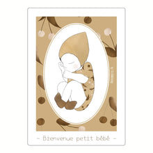  Carte "Bienvenue petit bébé" - Papier Poetic