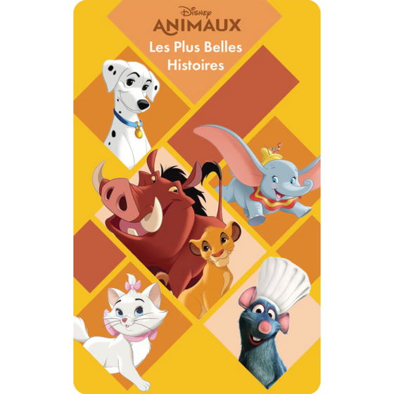 Carte à histoires pour enceintes Yoto Player et Yoto Mini, Les plus belles histoires avec les animaux Disney.