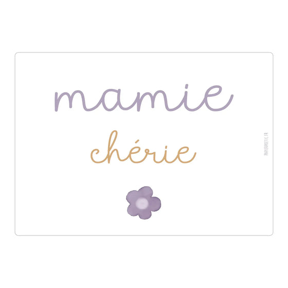 Carte "Mamie chérie" - Papier Poetic