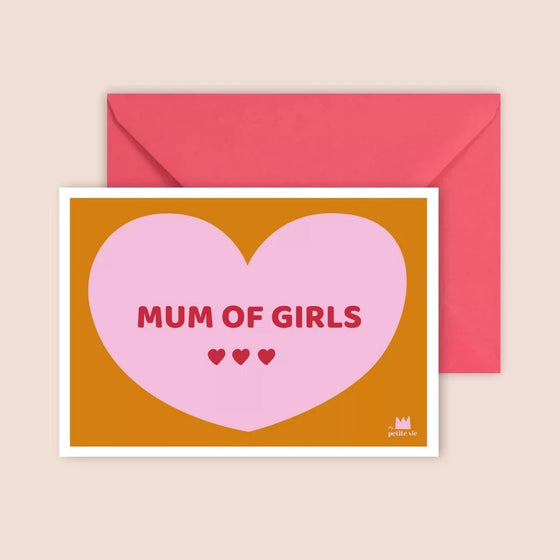 Carte mum of girls Ma petite vie.